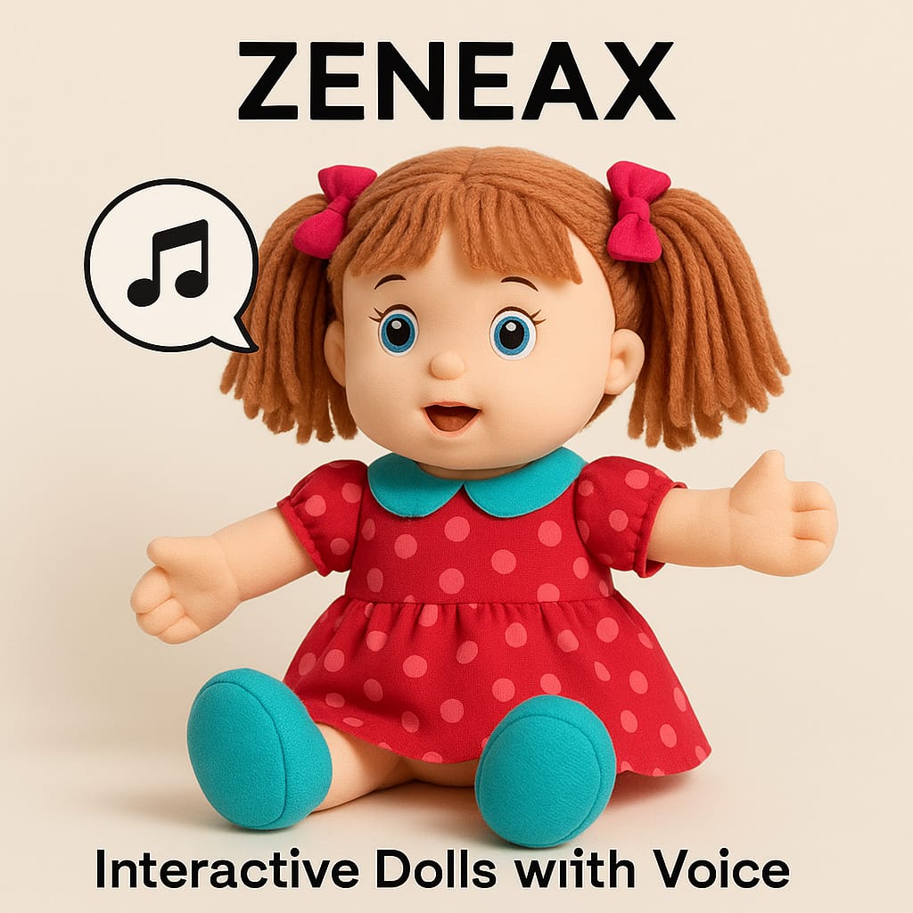 Zeneax’s dolls with voice, designed