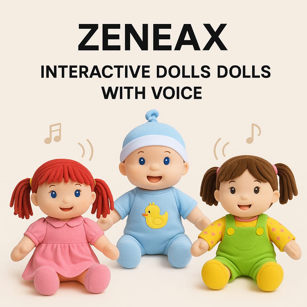 Zeneax’s dolls with voice, designed