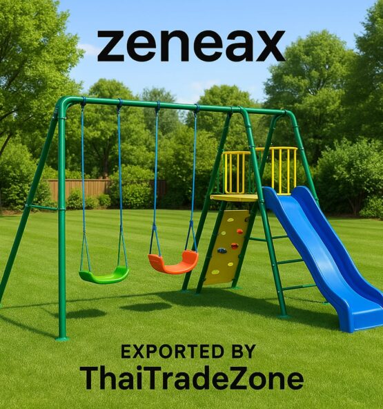 Zeneax’s swing sets and slides