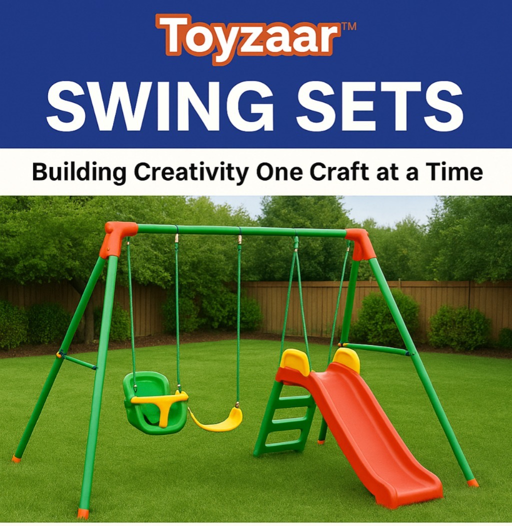 Toyzaar™ Outdoor Swing Sets - Safe Kids Toys Exported Globally