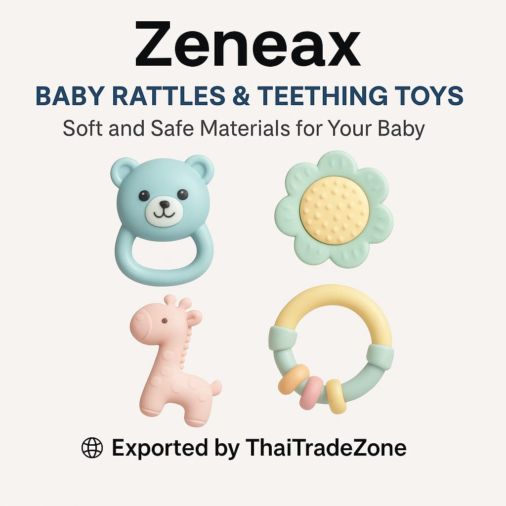 Zeneax’s baby rattles and teething toys