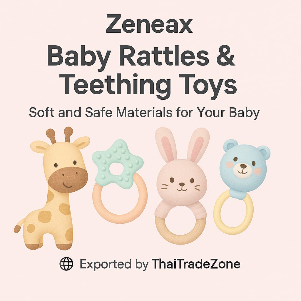 Zeneax’s baby rattles and teething toys
