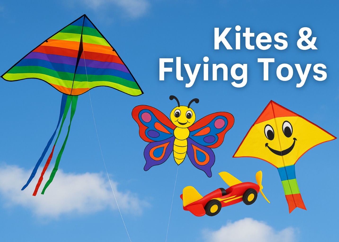Kites & Flying Toys for Kids - Toyzaar™ Outdoor Toys