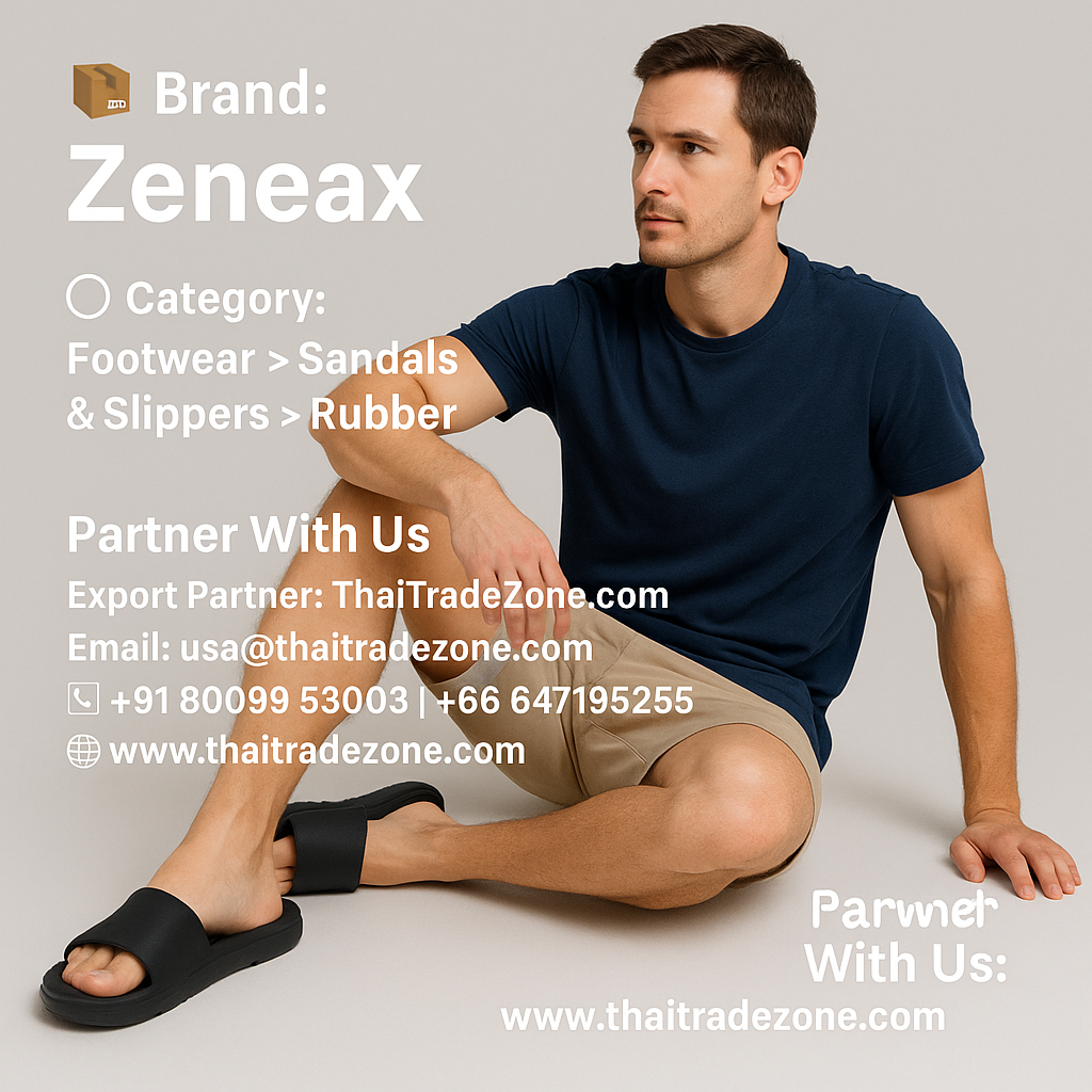 Zeneax Rubber Sandals & Slippers