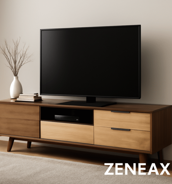 Zeneax Modern Wood TV Stands