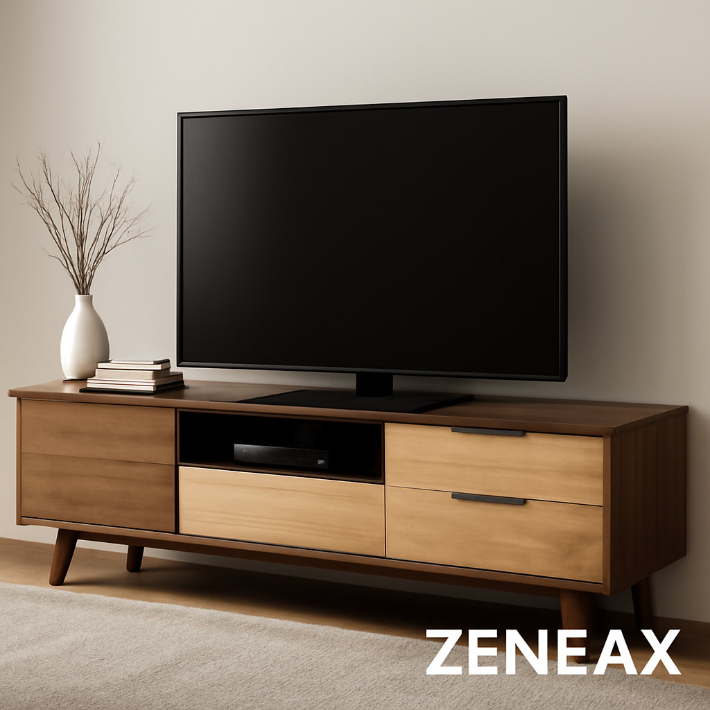 Zeneax Modern Wood TV Stands