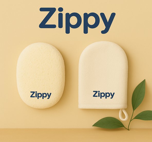 "Zippy™ Soft Sponges & Wash Gloves for Newborns - Hypoallergenic, Eco-Friendly Baby Bath Care Essentials"