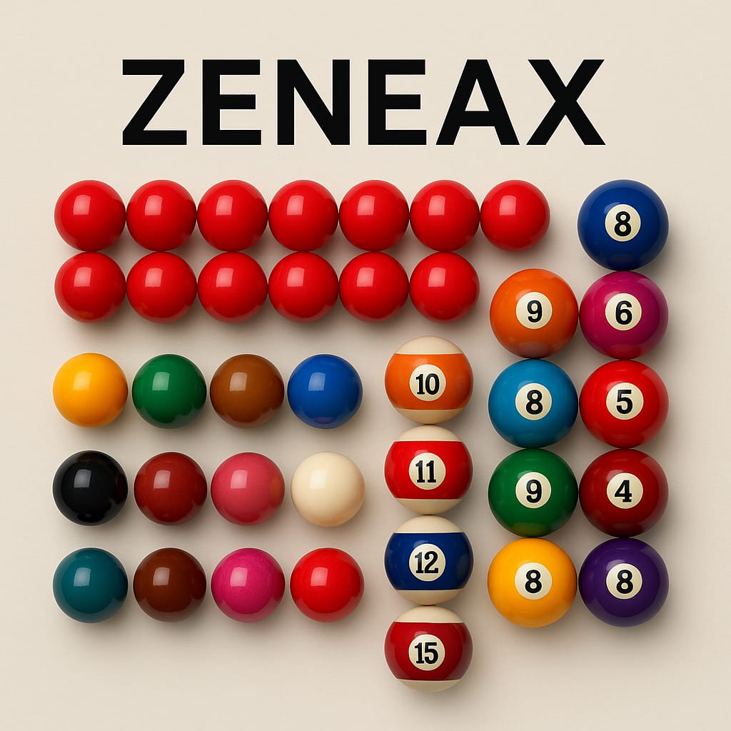 Zeneax Billiard & Snooker Balls