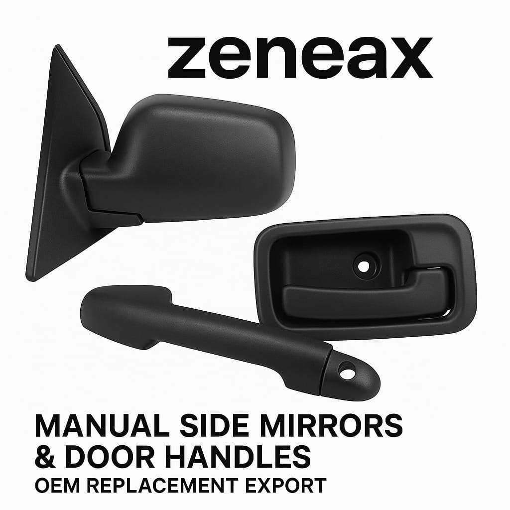Zeneax Manual Side Mirrors & Door Handles