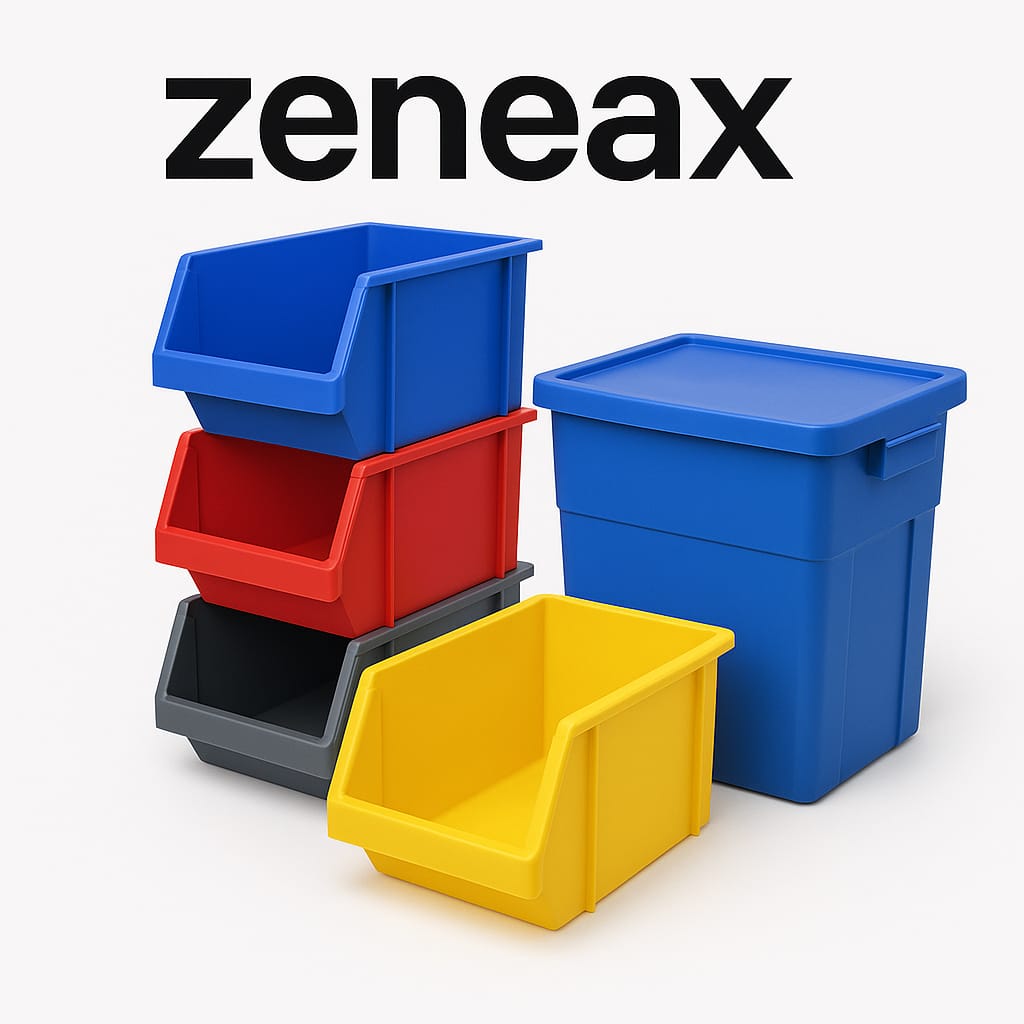 Zeneax Plastic Bins