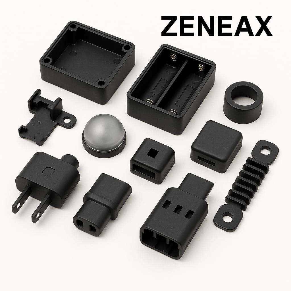 Zeneax Custom Injection Molded Electronics Parts