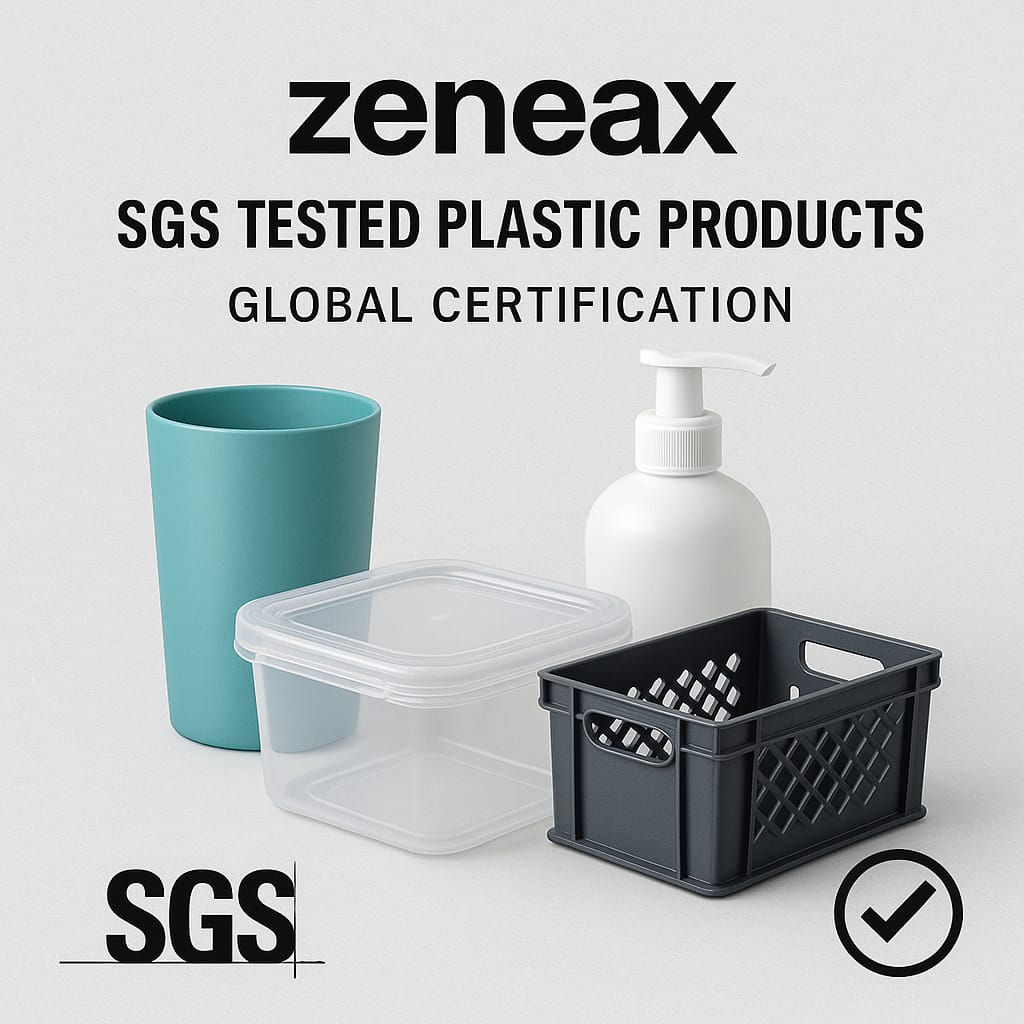 Zeneax SGS Tested Plastic Products