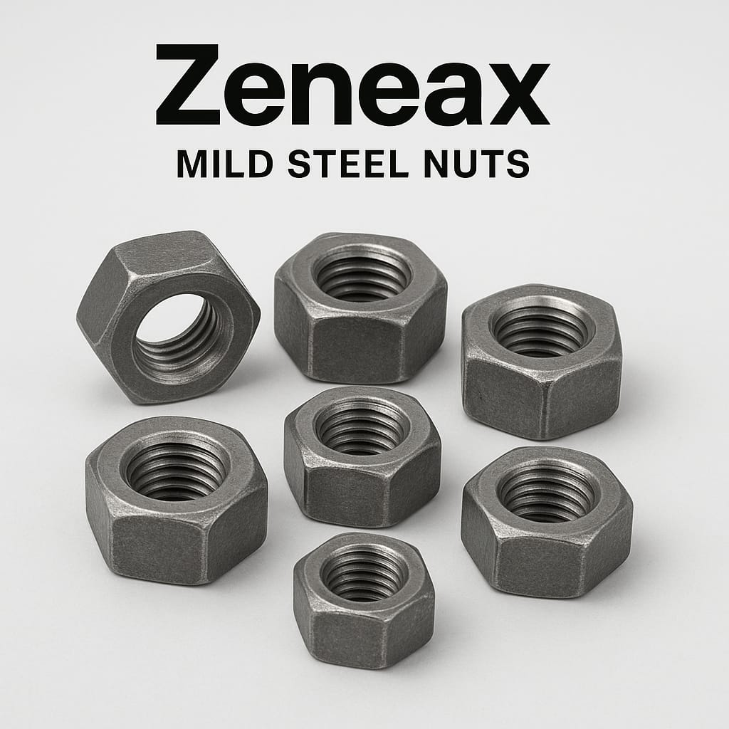 Zeneax Mild Steel Nuts