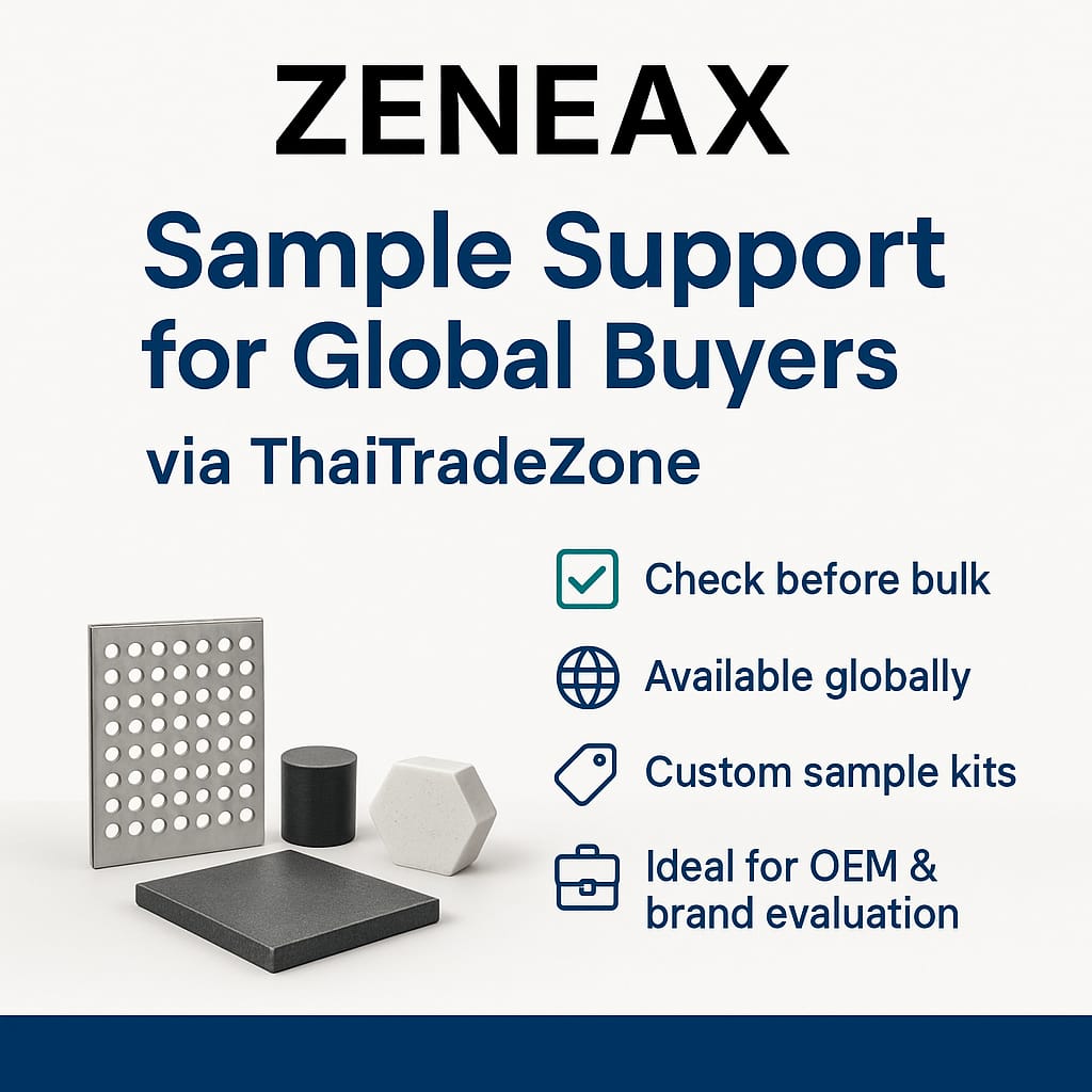 Zeneax Sample Support for Global Buyers