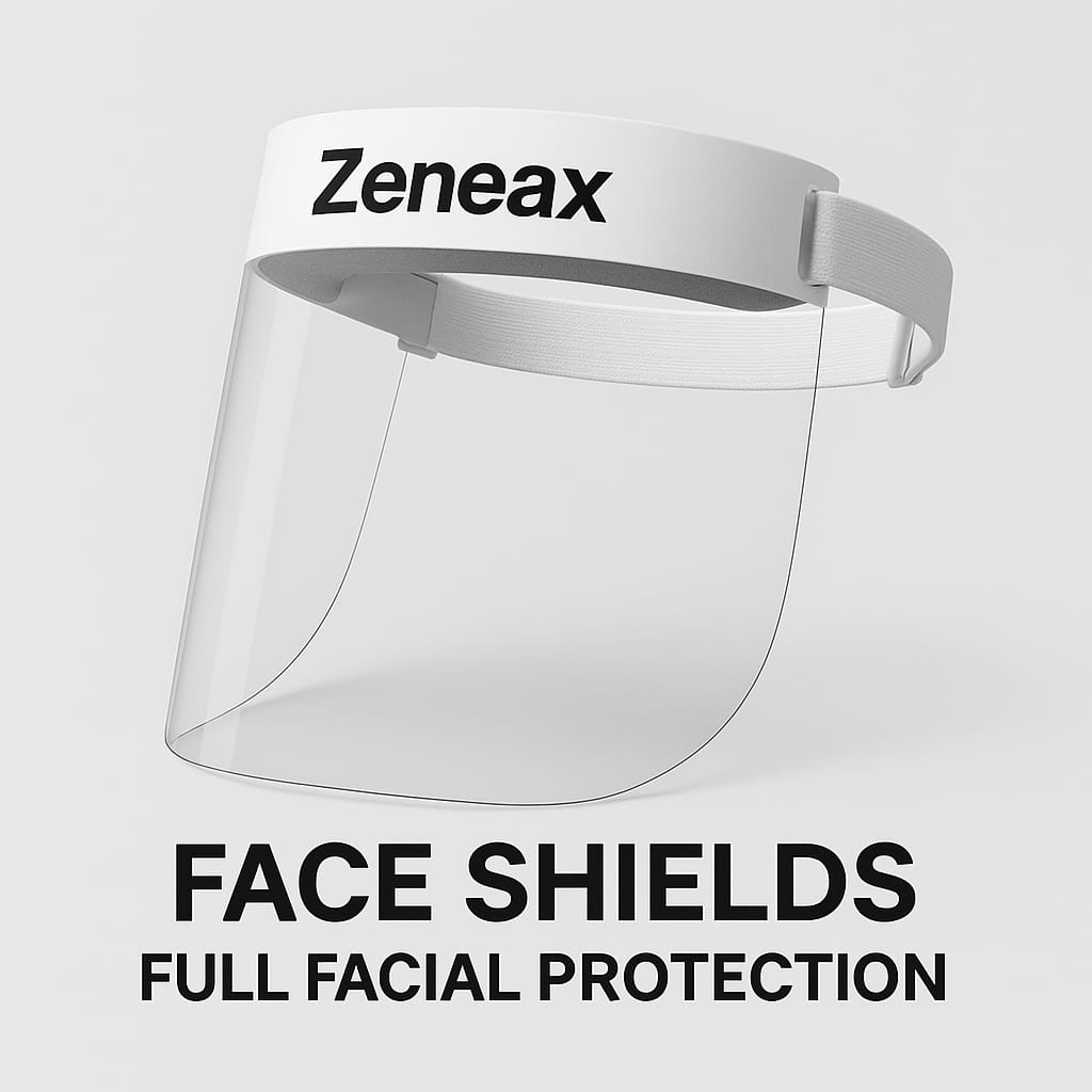 Zeneax Face Shields for PPE Safety