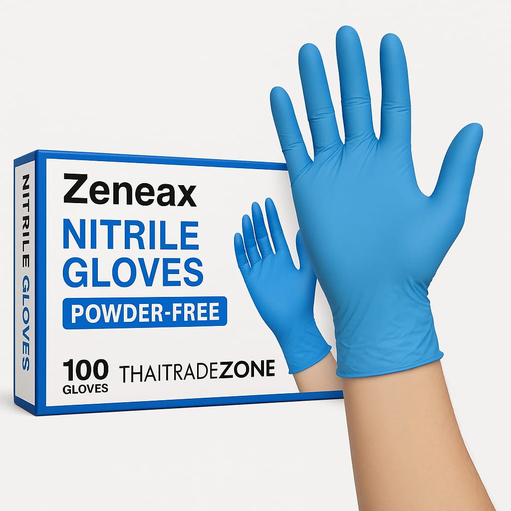 Zeneax Nitrile Gloves Powder-Free