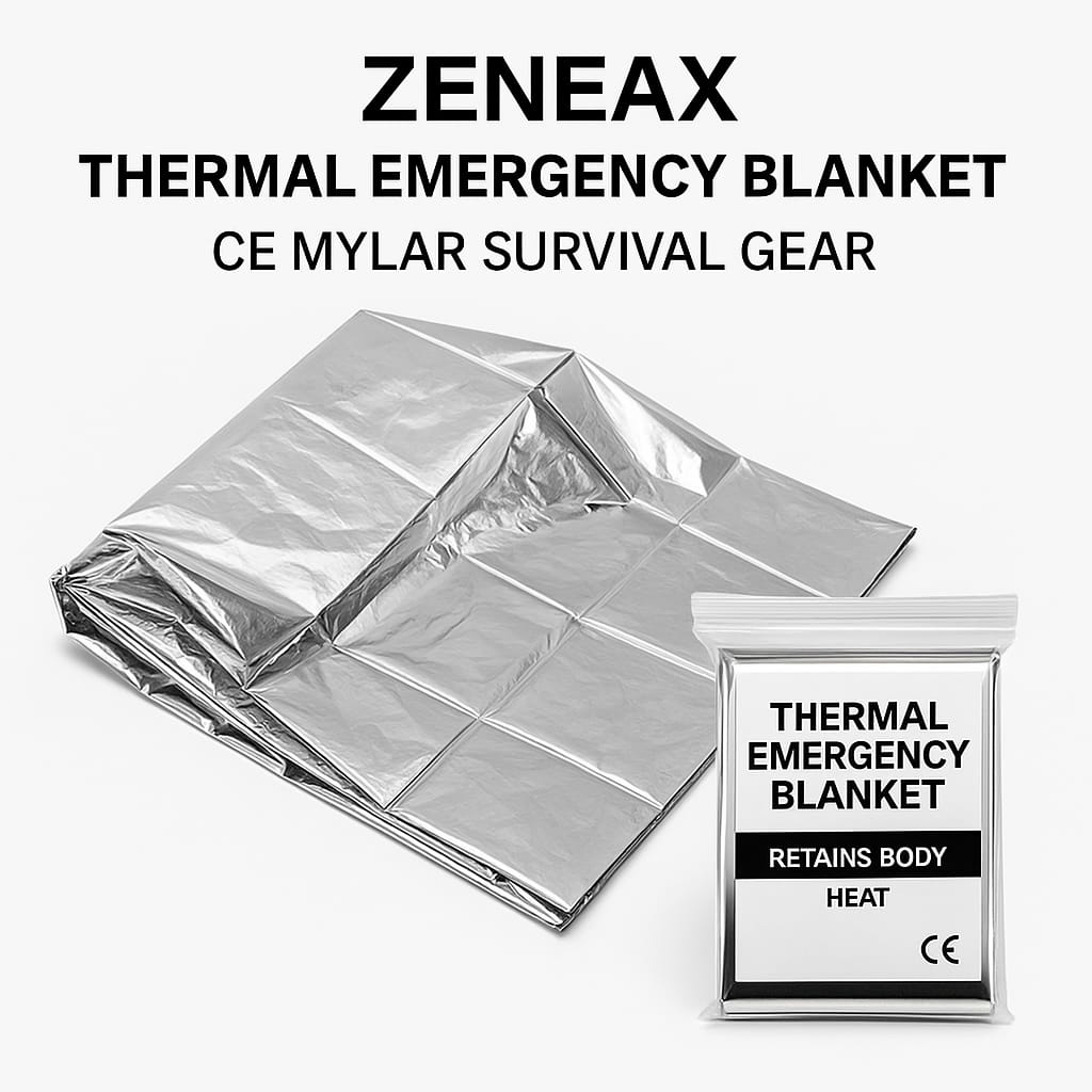 Zeneax Thermal Emergency Blankets