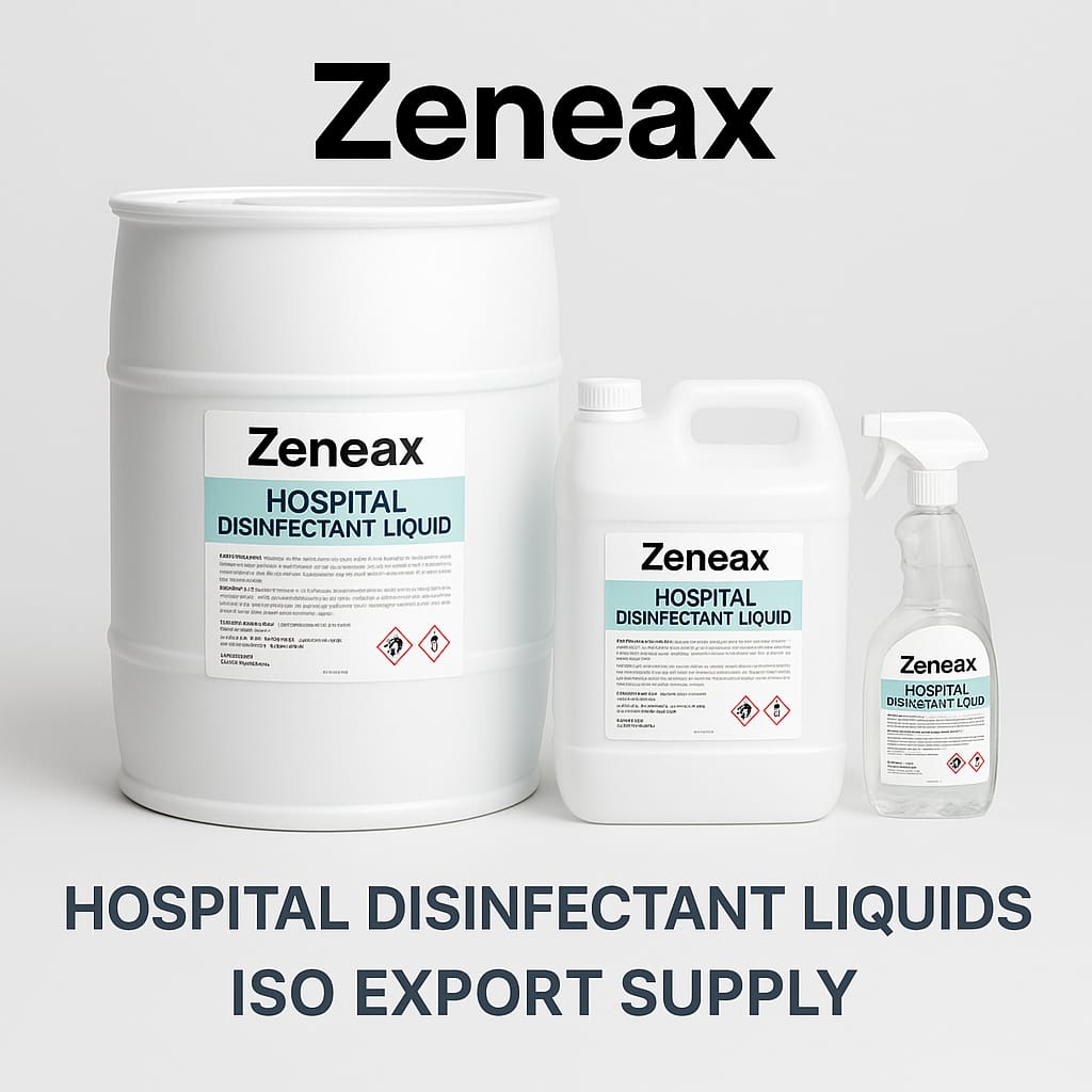 Zeneax Hospital Disinfectant Liquids