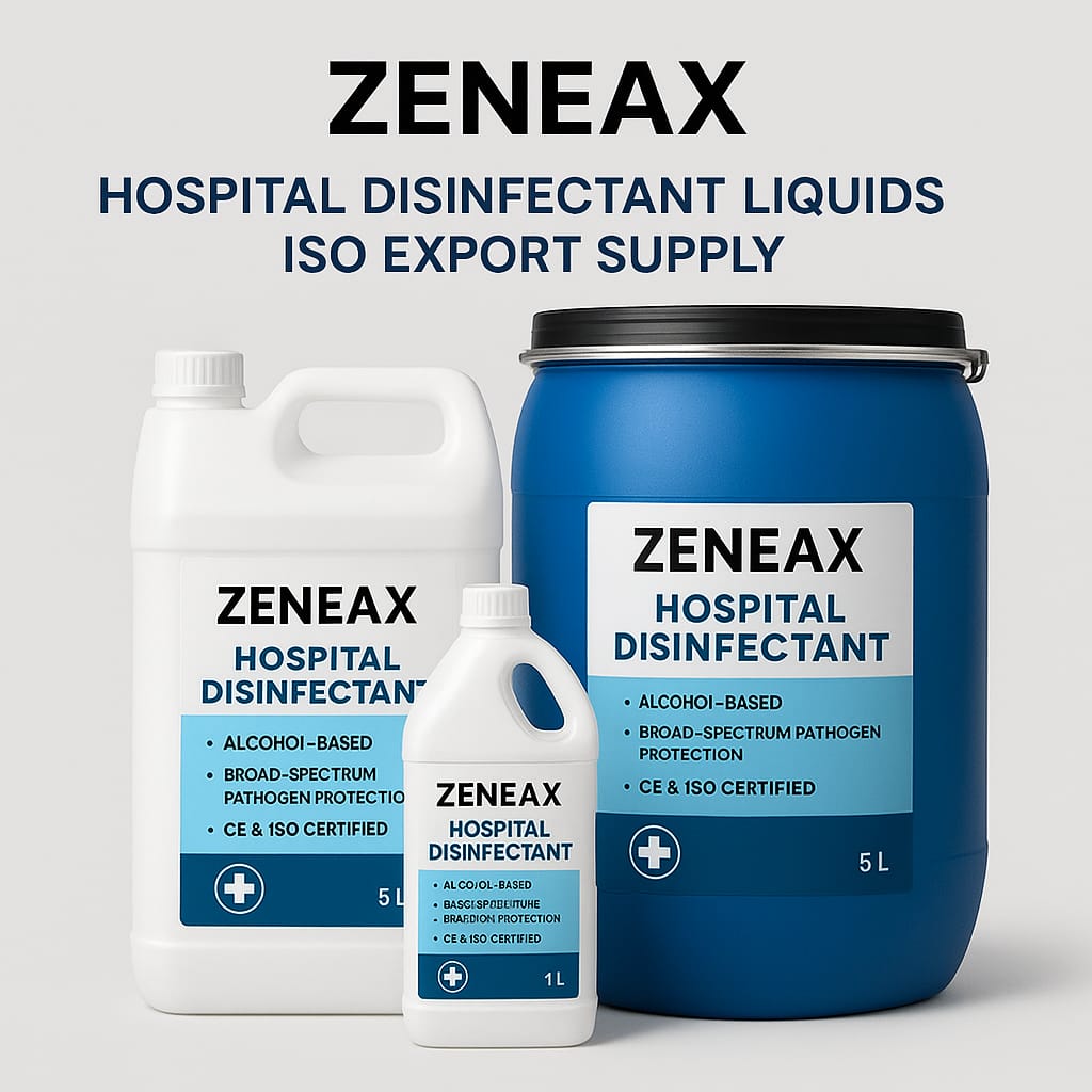 Zeneax Hospital Disinfectant Liquids