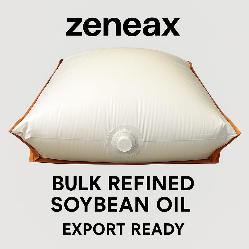 Zeneax Refined Soybean Oil in Bulk Flexitanks