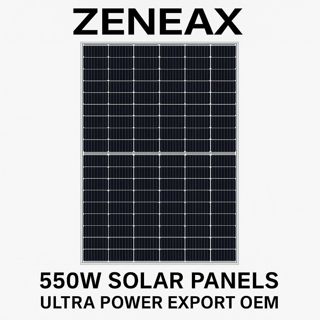 Zeneax 550W Solar Panel