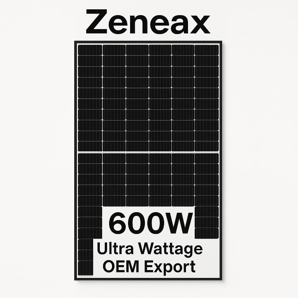 Zeneax 600W Solar Panels