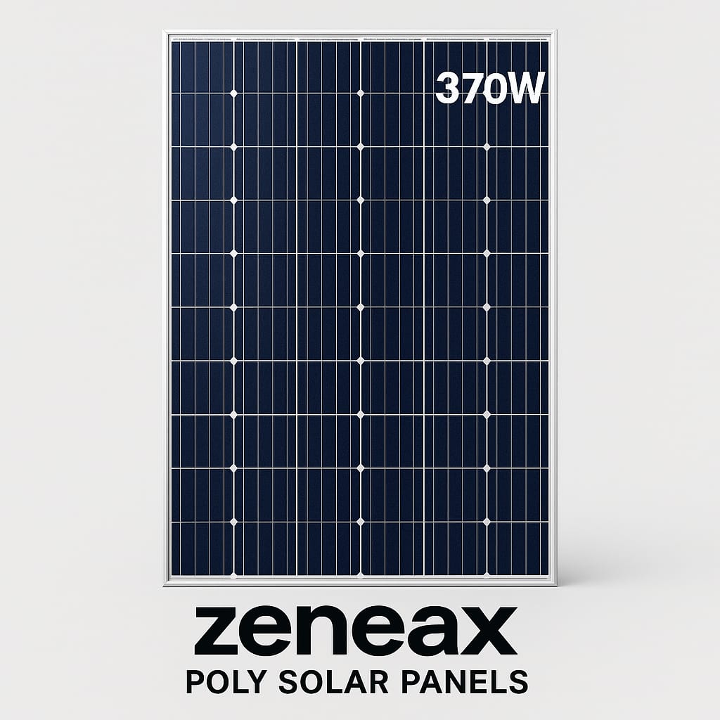 Zeneax 370W Poly Solar Panels