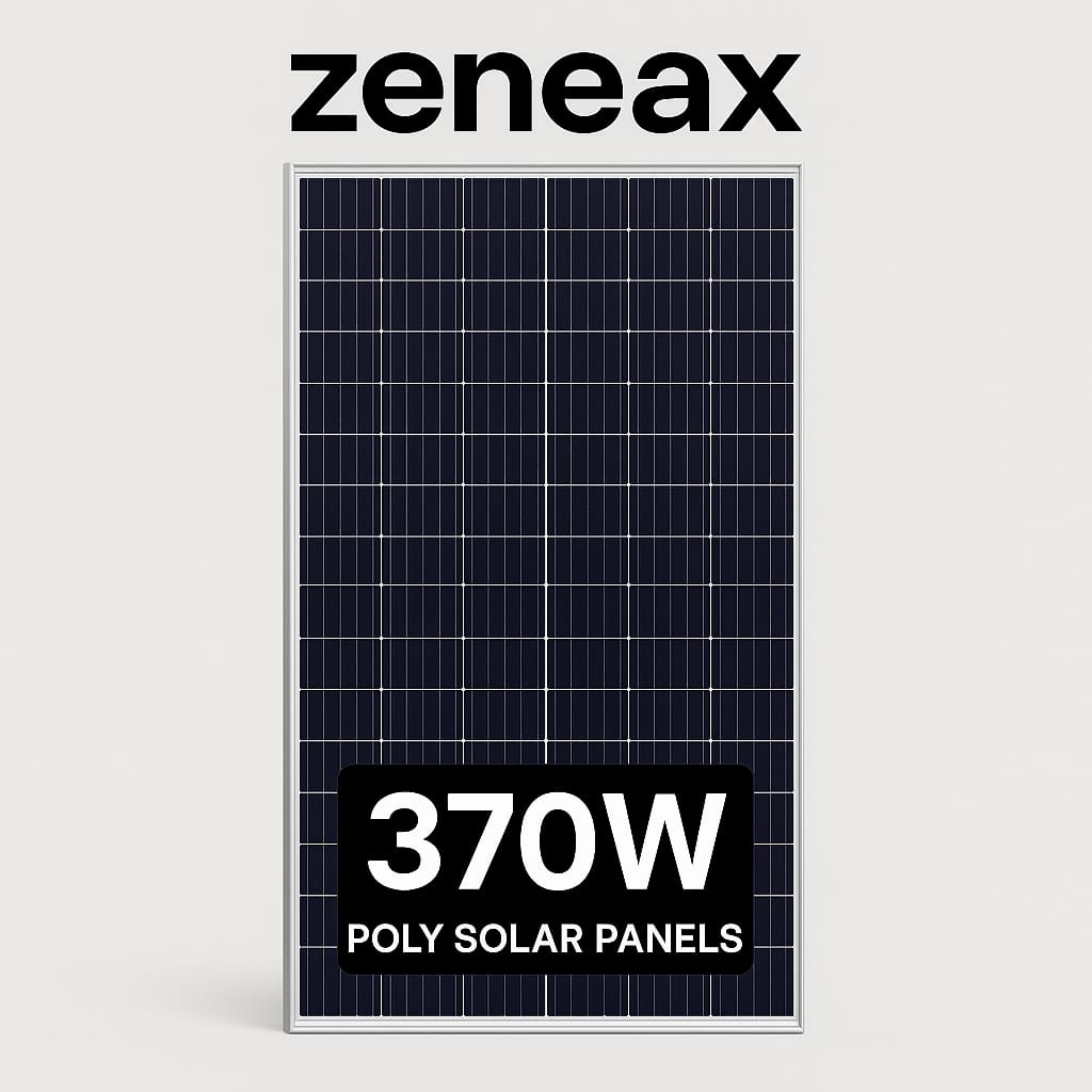 Zeneax 370W Poly Solar Panels