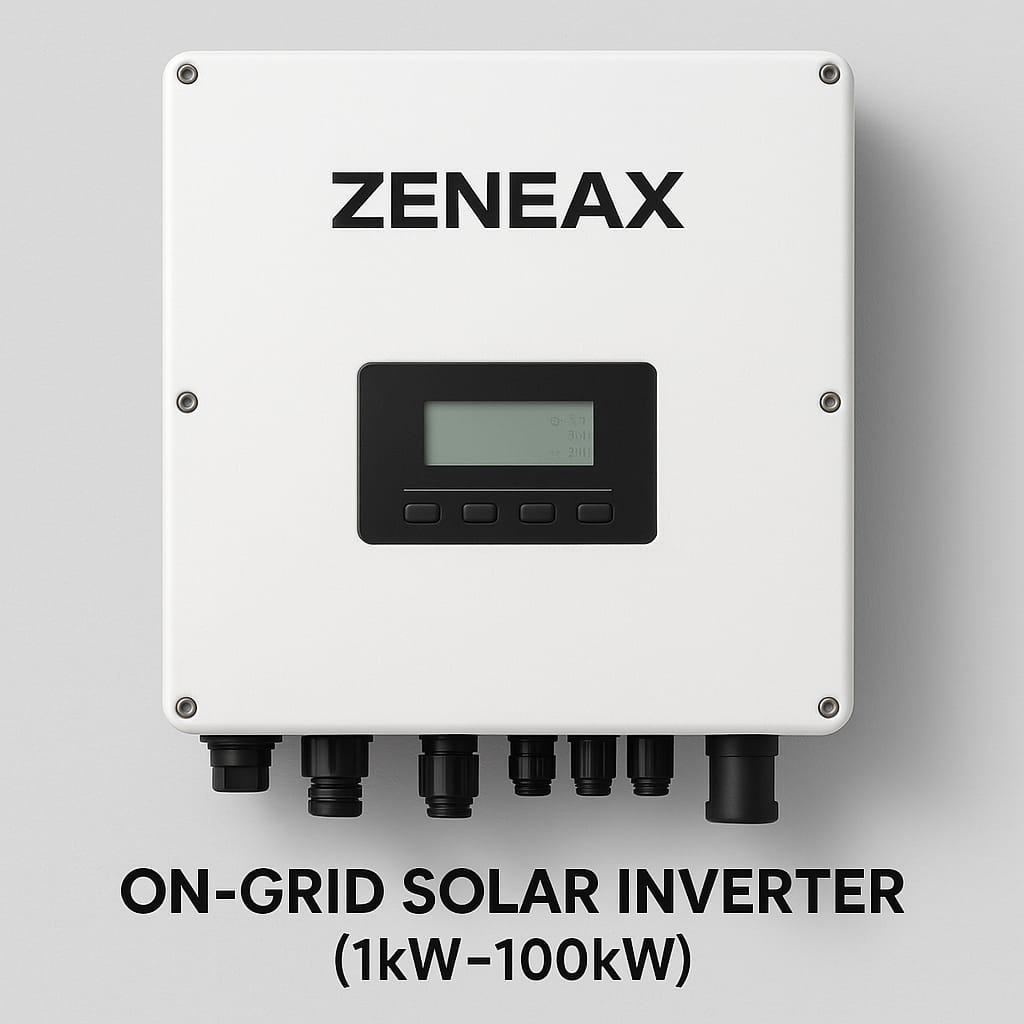 Zeneax On-Grid Inverters 1kW–100kW