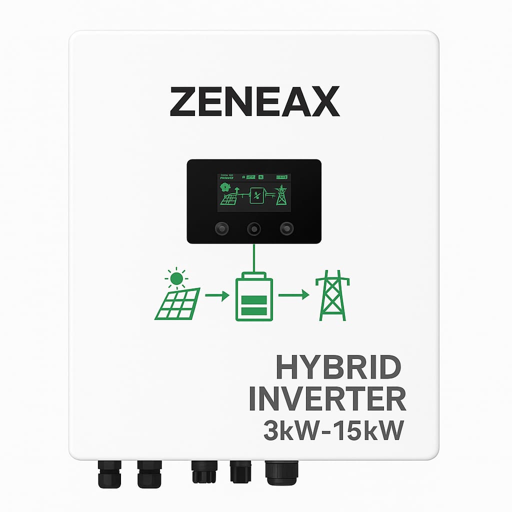 Zeneax Hybrid Inverters 3kW–15kW