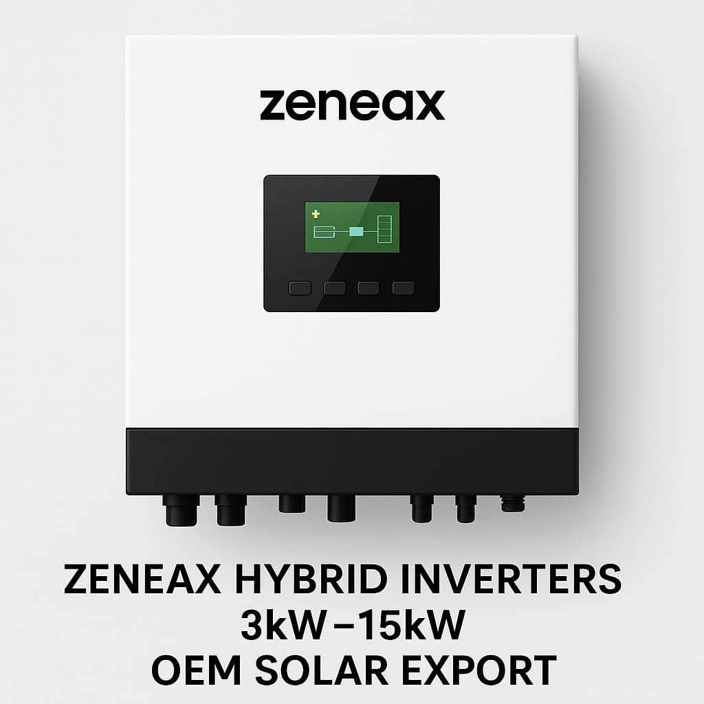 Zeneax Hybrid Inverters 3kW–15kW