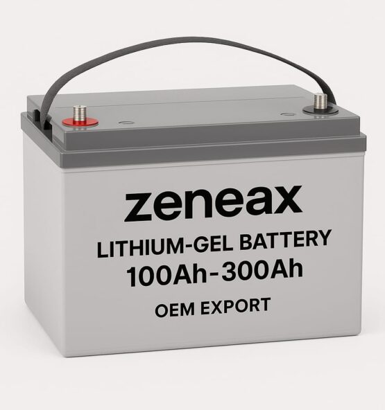 Zeneax Lithium-Gel Batteries 100Ah–300Ah