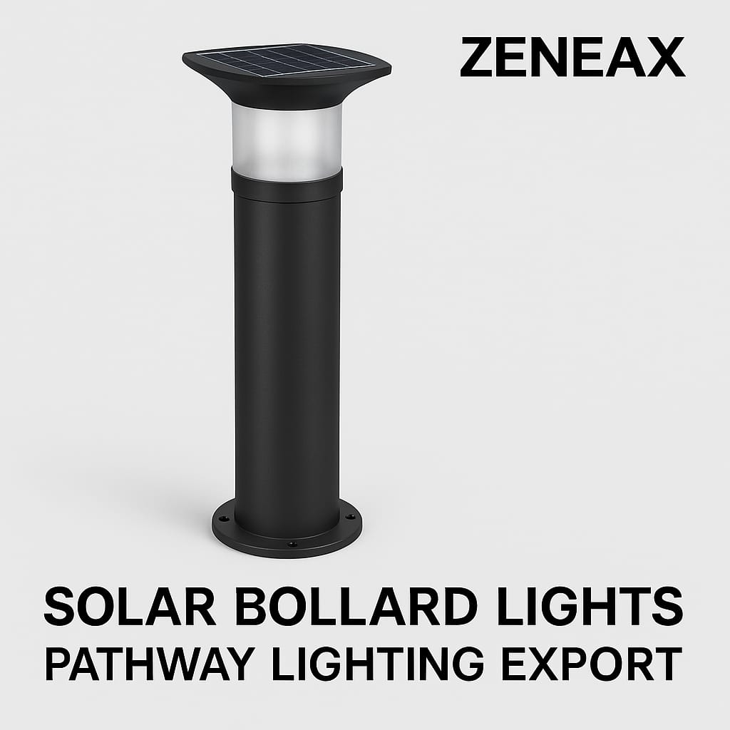 Zeneax Solar Bollard Lights