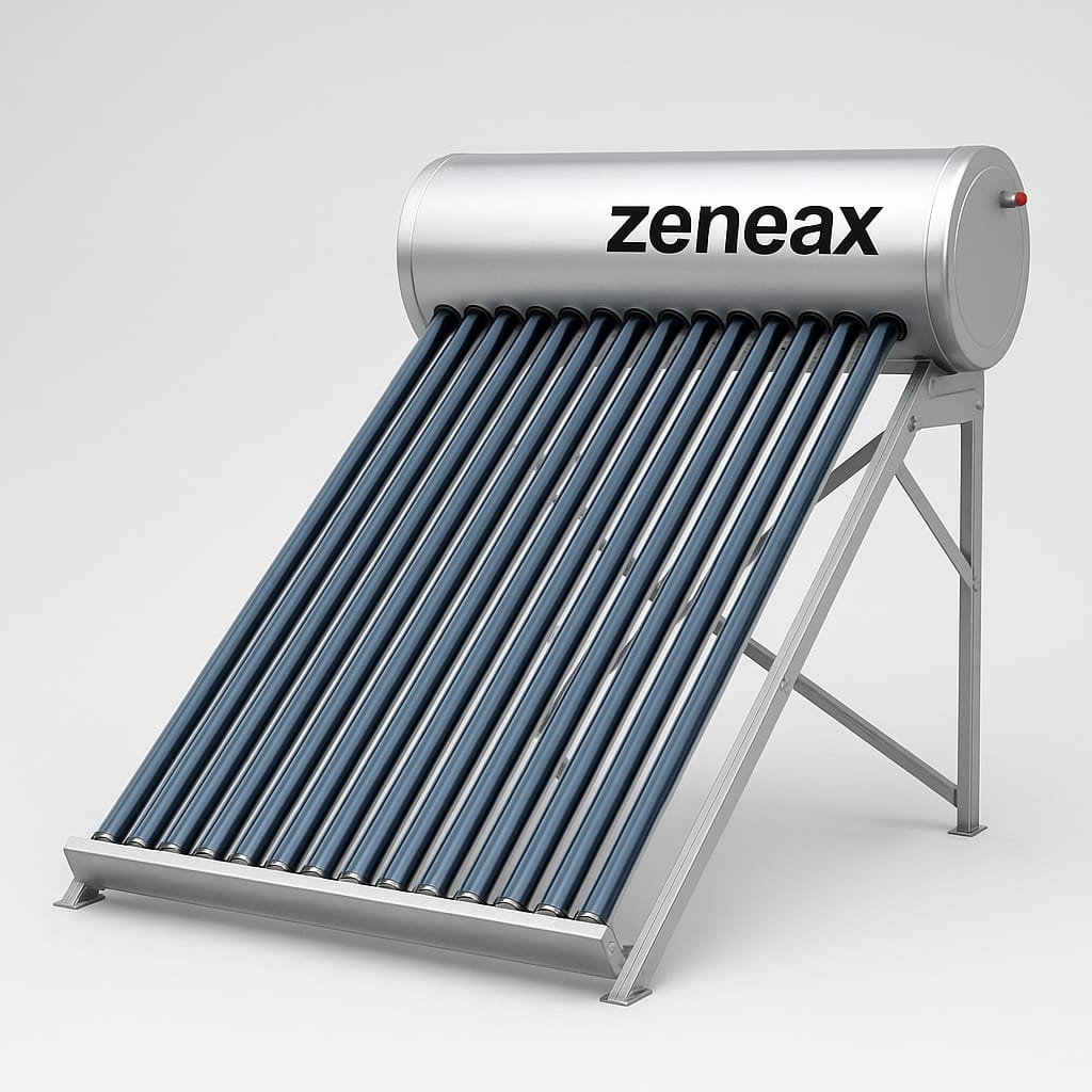 Zeneax Evacuated Tube Solar Water Heaters
