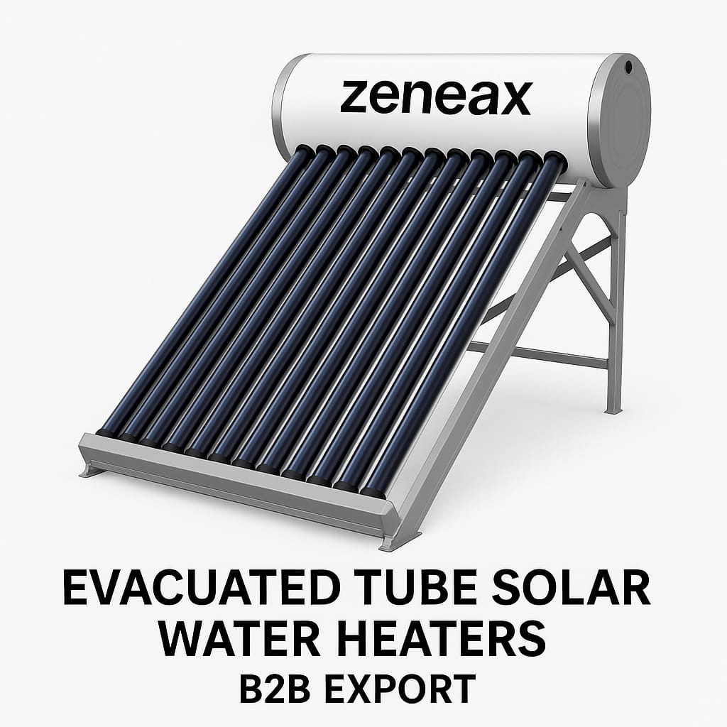 Zeneax Evacuated Tube Solar Water Heaters