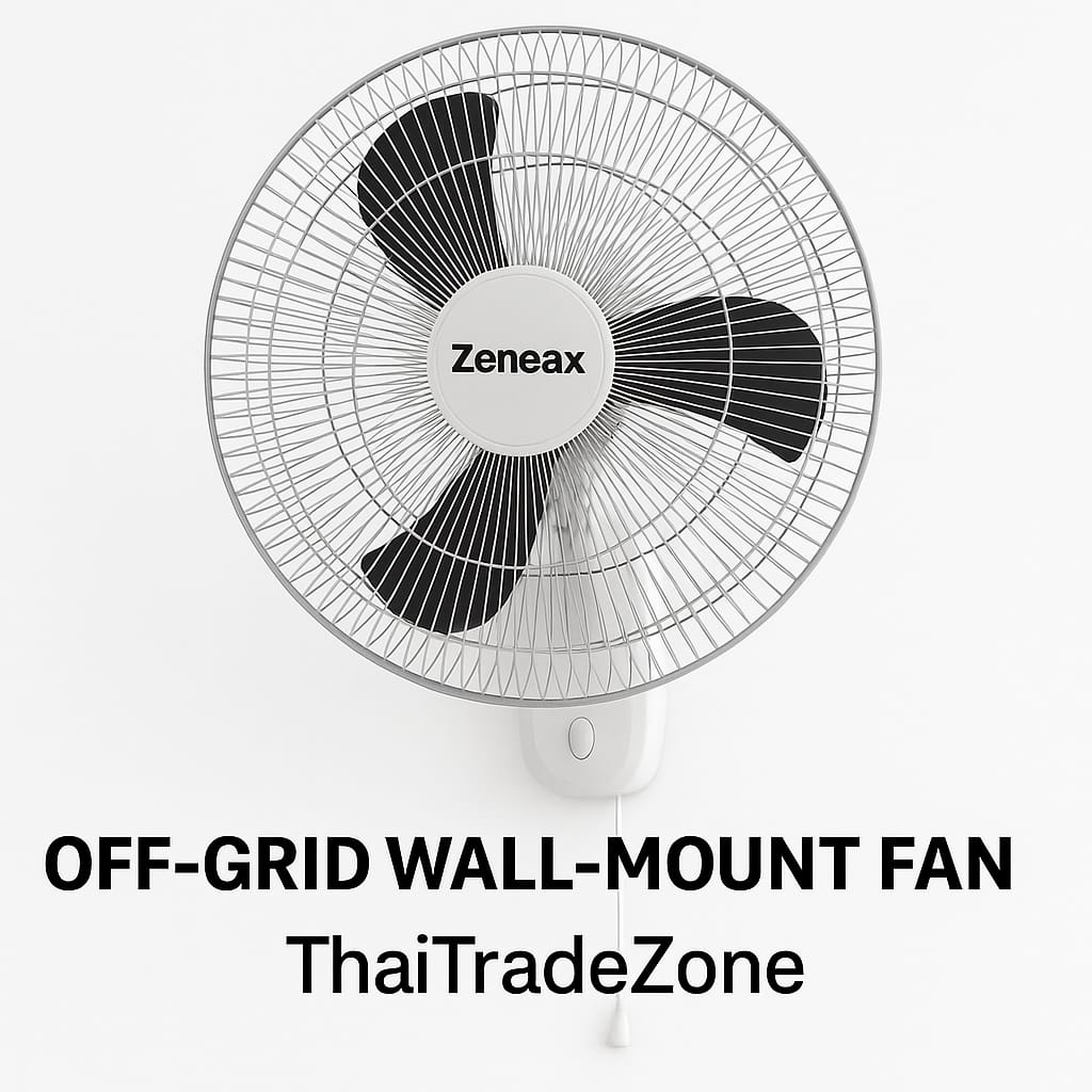 Zeneax DC Solar Wall Fans