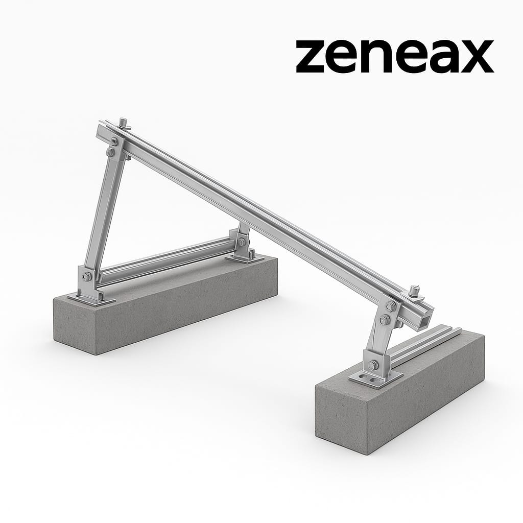 Zeneax Flat Roof Solar Mounts