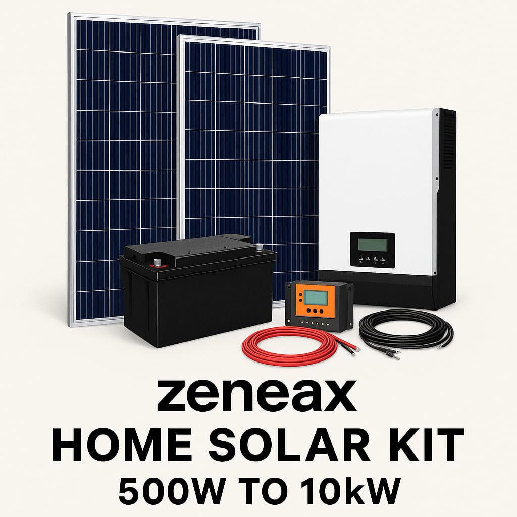 Zeneax Home Solar Kits – 500W to 10kW