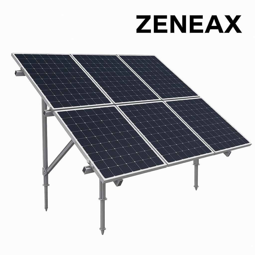 Zeneax Ground Mount Solar Structures