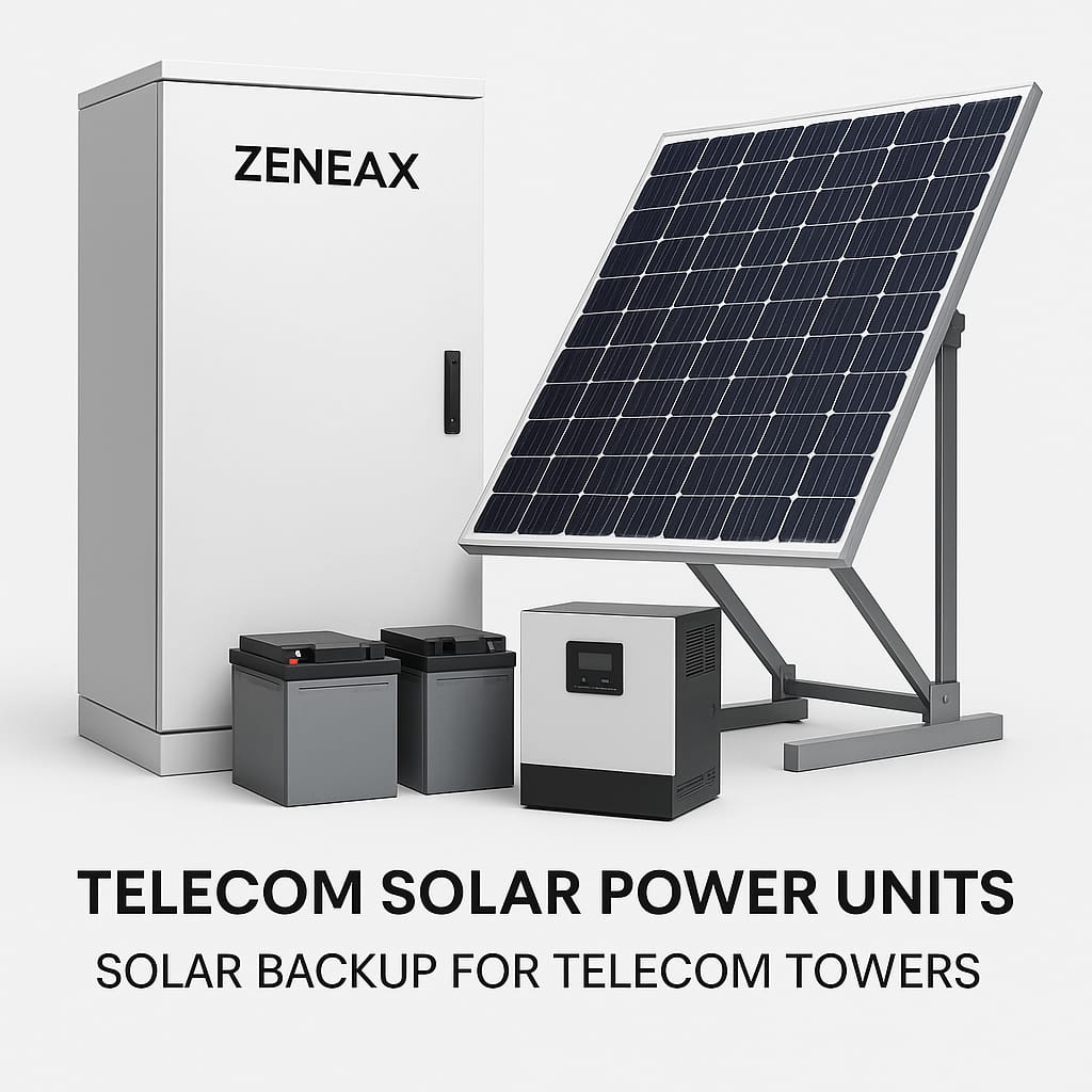 Zeneax Telecom Solar Power Units