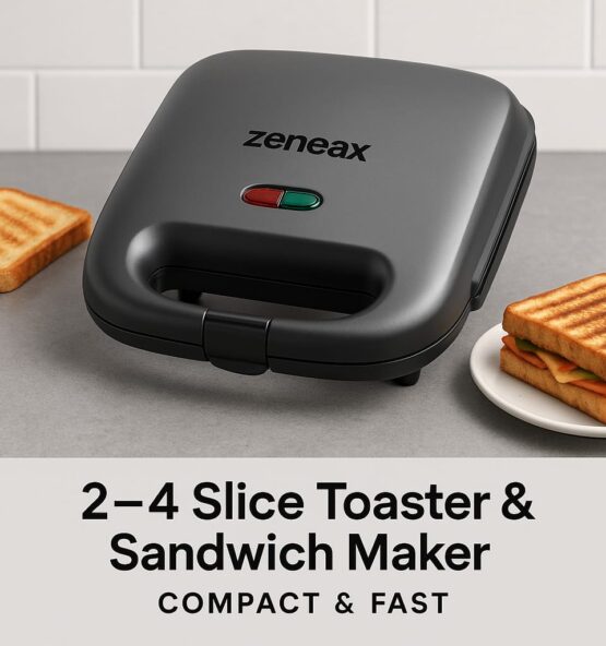 Zeneax™ 2–4 Slice Toasters & Sandwich Makers