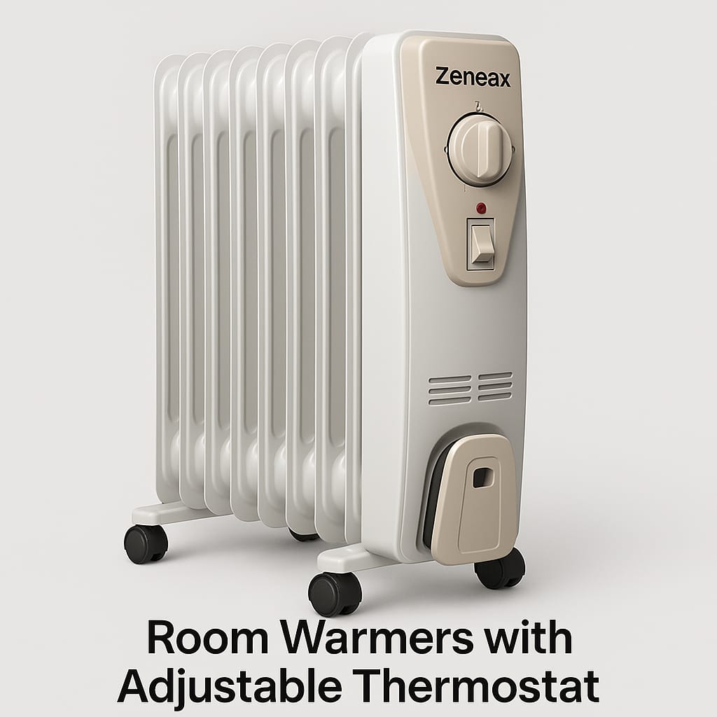 Zeneax™ Room Warmers with Adjustable Thermostat