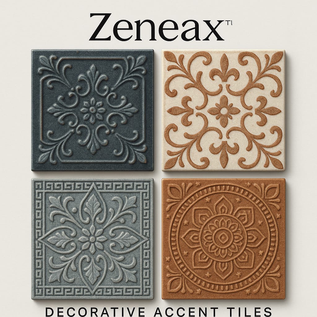 Zeneax Decorative Accent Tiles