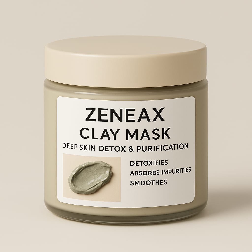 Zeneax Clay Masks for Deep Skin Detox & Purification