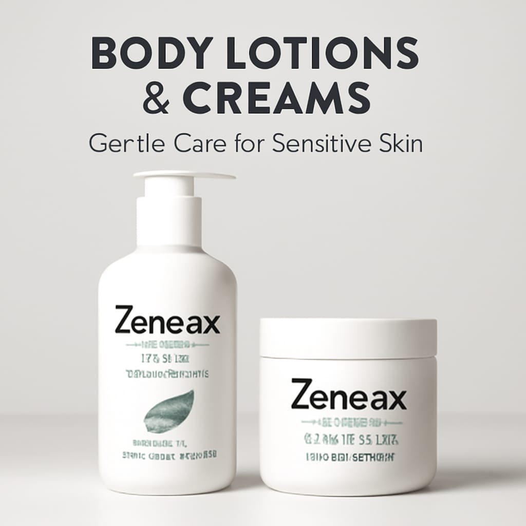 Zeneax Body Lotions & Creams for Sensitive Skin