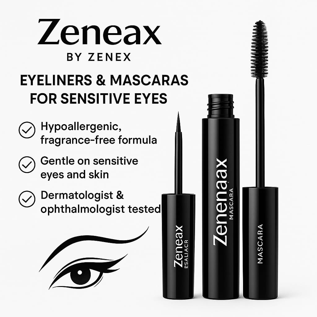 Zeneax Eyeliners & Mascaras for Sensitive Eyes