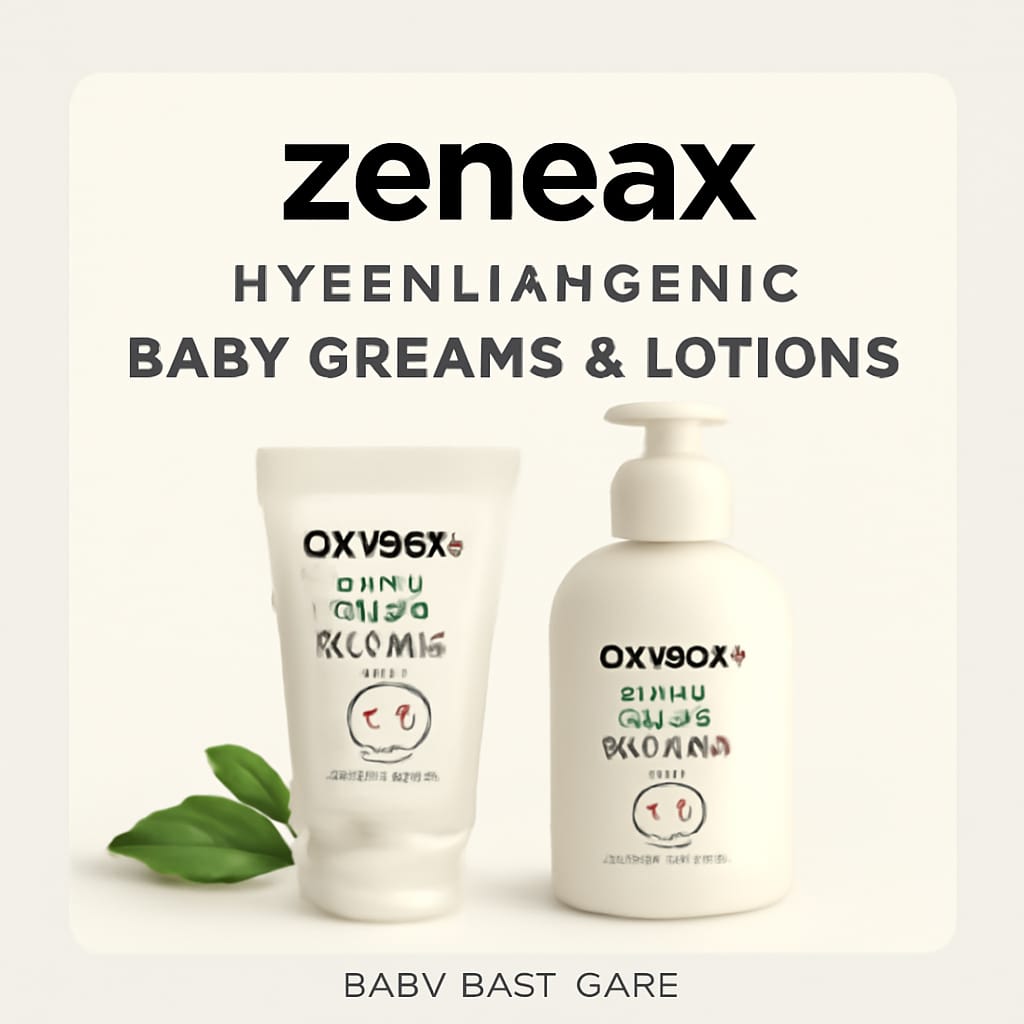 Hypoallergenic Baby Creams & Lotions by Zeneax
