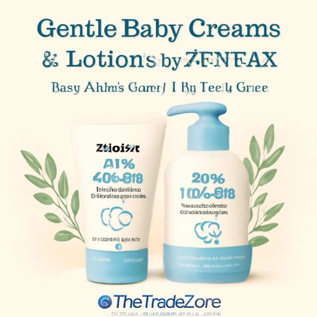 Gentle Baby Creams & Lotions by Zeneax