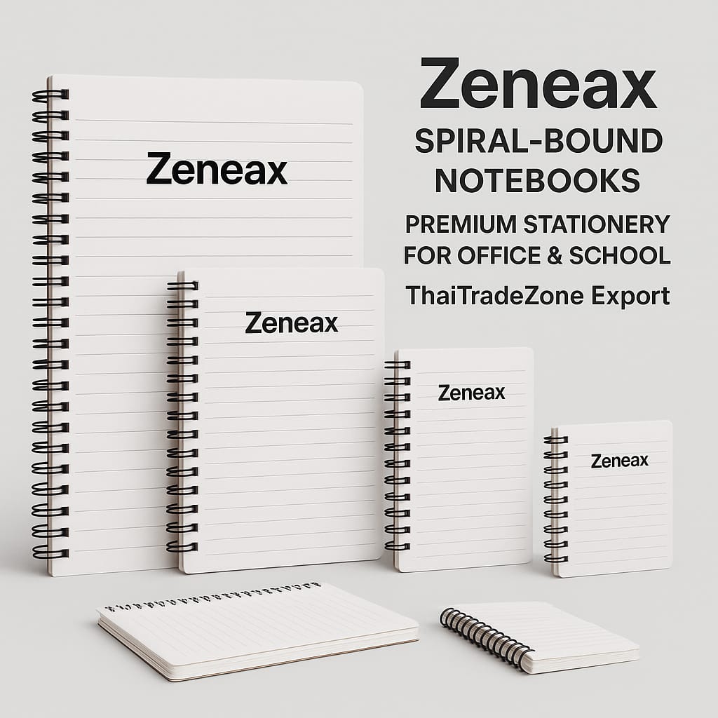 Zeneax Spiral-Bound Notebooks