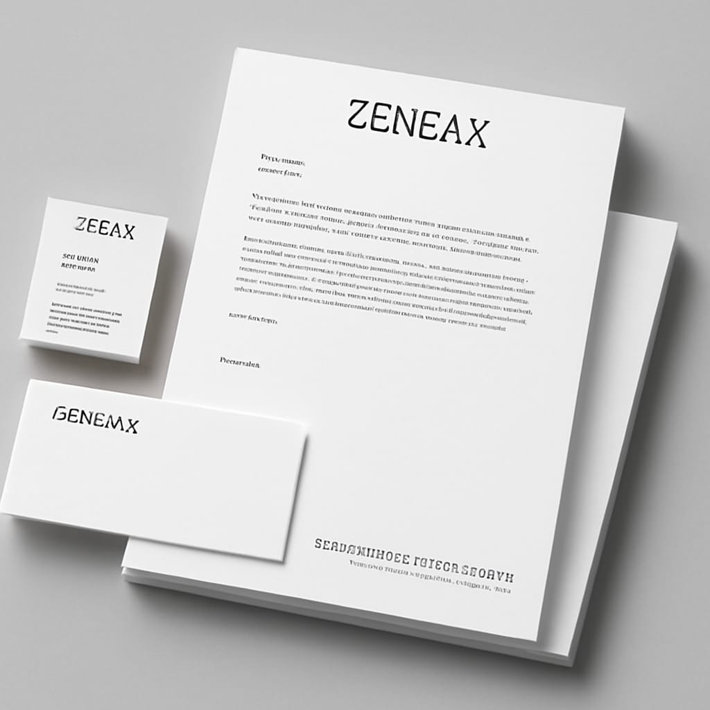 Zeneax Custom Letterheads